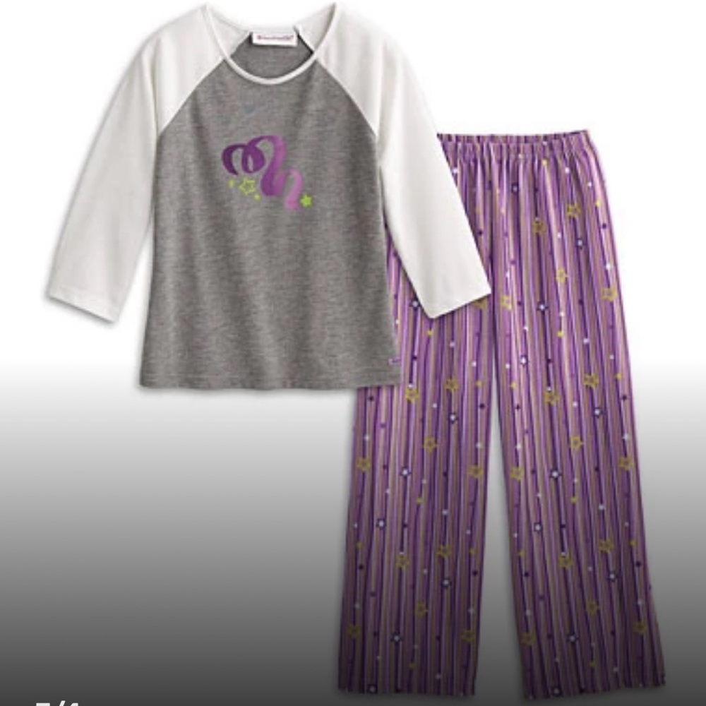 💜SALE💜 American Girl McKenna Pajama Set for Girls - Size S (7/8)